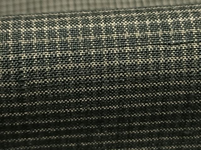 平和屋着物●上質な紬 格子 正絹 逸品 AABI1553fy