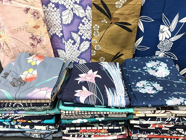 平和屋着物■浴衣 まとめて 45点 蜻蛉 紫陽花 花柄 綿紅梅 など 着用可能多数 未使用品あり mmm111