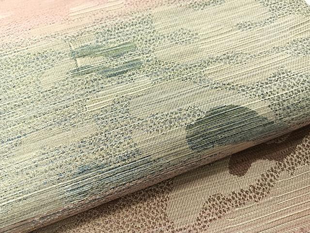 平和屋着物●六通柄袋帯 霞吉祥文 金糸 正絹 逸品 CABG1879vp