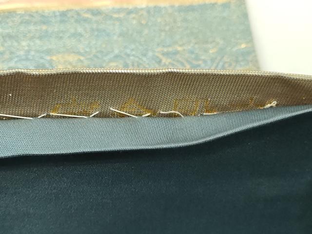 平和屋本店▼六通柄袋帯 唐織 宝倉段文 本金箔 正絹 逸品 DABE9324sf