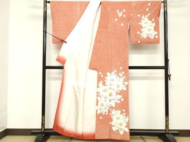 平和屋着物■訪問着 草花文 金彩 正絹 逸品 DABF4087cd