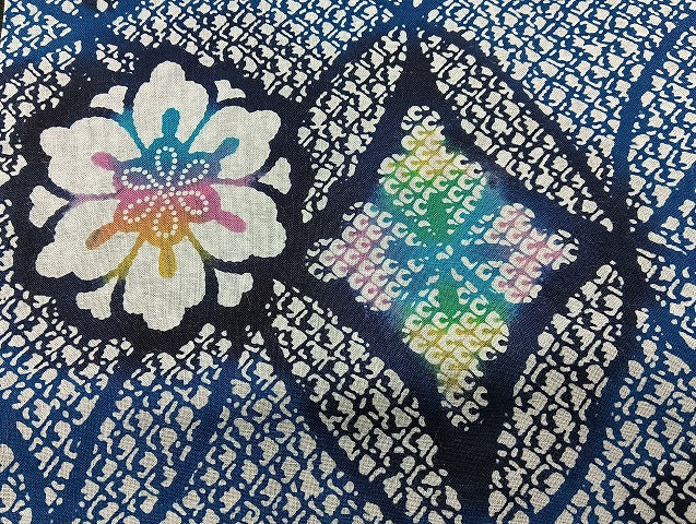 平和屋着物■浴衣 まとめて 45点 蝶 花柄 七宝 型染め など 着用可能多数 未使用品あり mmm136