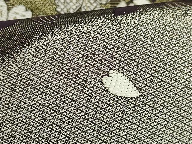 平和屋着物●極上 洛楽人工房 全通柄袋帯 唐織 夜桜 淡墨乃 金糸 逸品 DZAB6868kh6