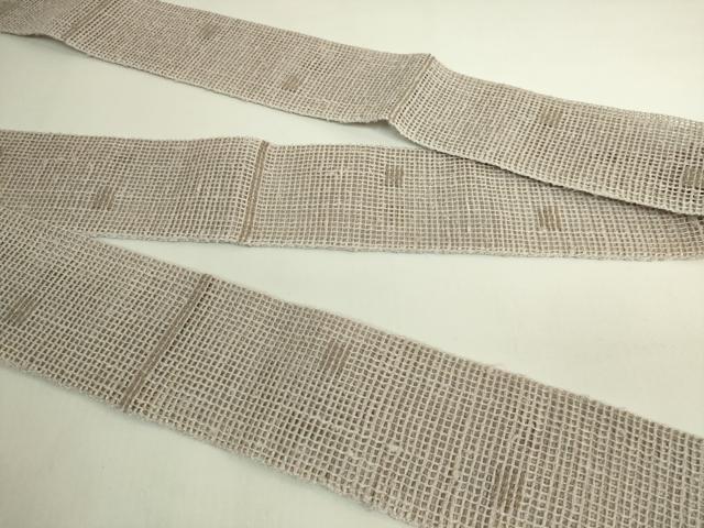 平和屋着物*極上 夏物 男性 角帯 紙布 逸品 DZAB6912kh6