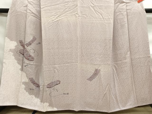 平和屋着物■訪問着 絞り 花文箱 正絹 逸品 DABF4809qa