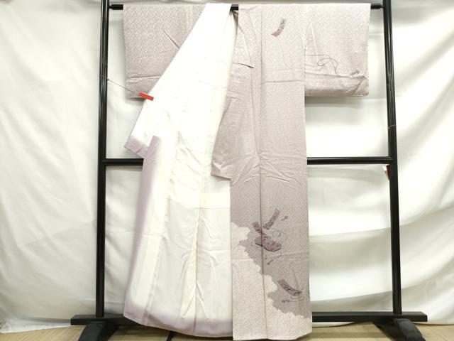 平和屋着物■訪問着 絞り 花文箱 正絹 逸品 DABF4809qa