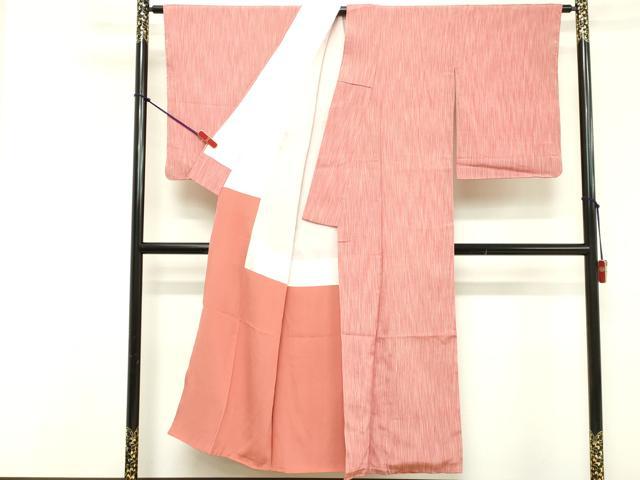 平和屋着物■上質な小紋 間道 正絹 逸品 DABF4313cd