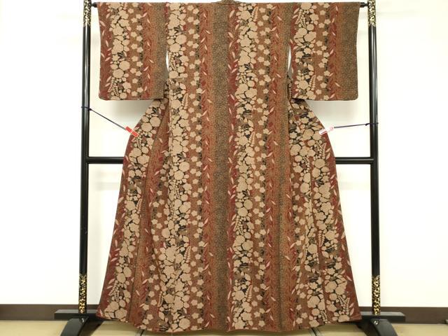 平和屋着物■小紋 辻が花 洗える着物 DABF4418cd