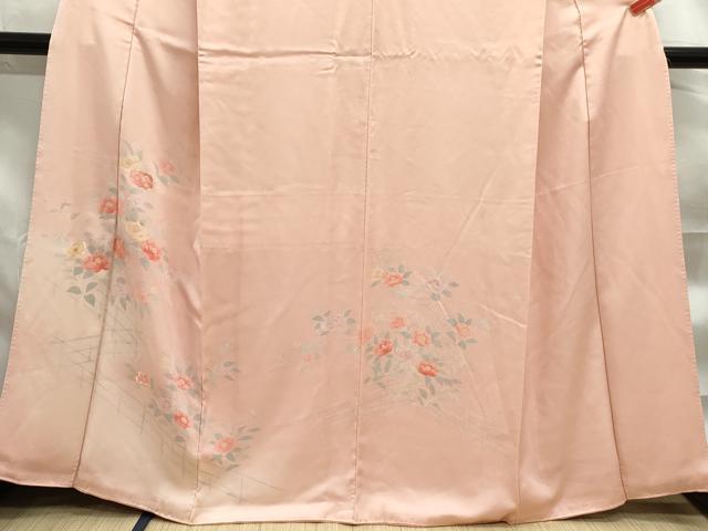 平和屋着物■訪問着 刺繍 草花文 暈し染め 正絹 逸品 DABF4972qa