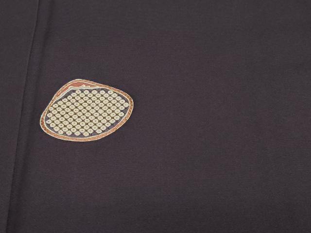 平和屋着物●訪問着 作家物 鹿の子貝合わせ文 金彩 正絹 逸品 DABF1355ud