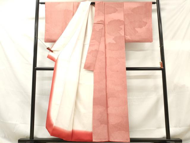 平和屋着物■江戸小紋 雲文 鮫小紋柄 正絹 逸品 DABF6154zy