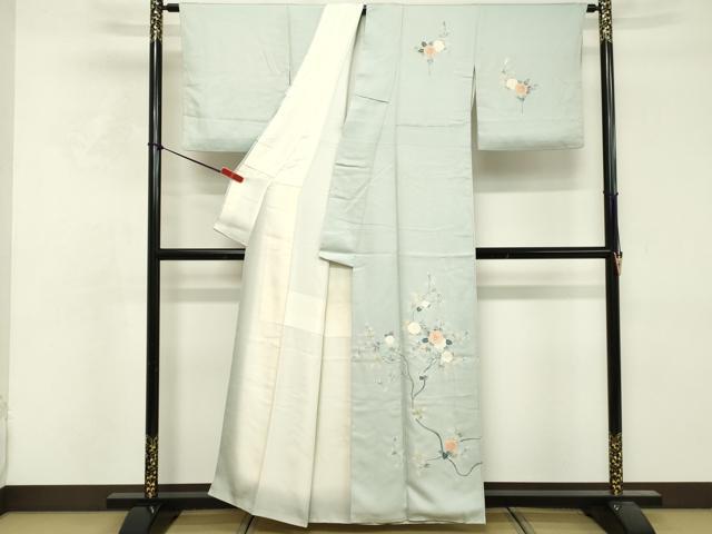 平和屋着物■訪問着 枝花文 正絹 逸品 DABF9627cd