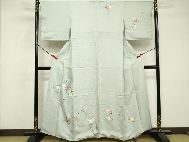 平和屋着物■訪問着 枝花文 正絹 逸品 DABF9627cd