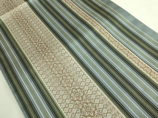 平和屋本店●極上 本場筑前博多織 両面 全通柄袋帯 龍 献上 逸品 DZAB7113kh6