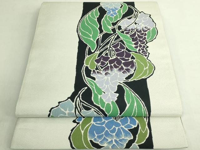 平和屋着物●極上 六通柄袋帯 風通織 藤花房 逸品 DZAB7142kh6
