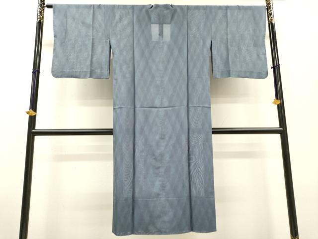 平和屋着物▽道行コート スリーシーズン 春夏秋 塵除け 霞文 ロング丈 正絹 逸品 未使用 DABF2554fe