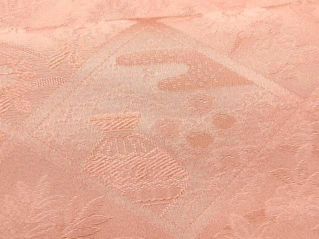 平和屋着物■上質な小紋 菱陶器花文 正絹 逸品 CABG9630fb