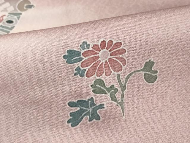 平和屋着物■訪問着 絵巻花文 暈し染め そごう百貨店扱い 正絹 逸品 DABF9663cd