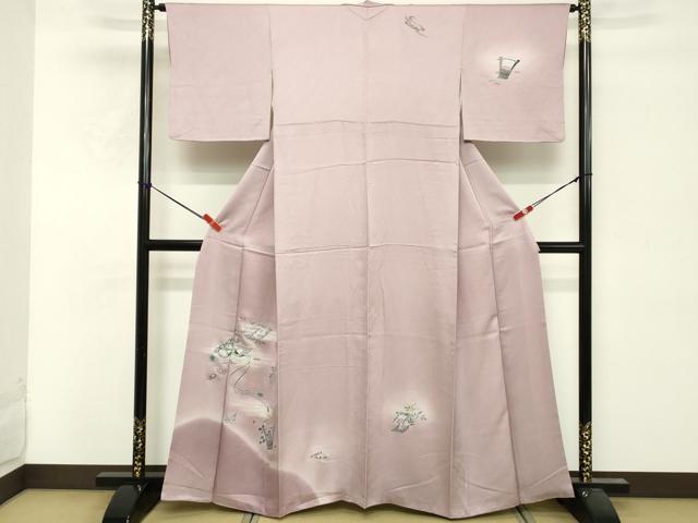 平和屋着物■訪問着 絵巻花文 暈し染め そごう百貨店扱い 正絹 逸品 DABF9663cd
