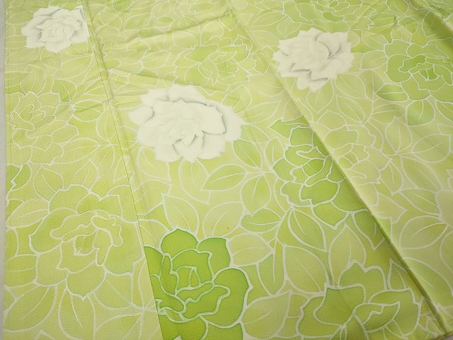 平和屋着物■上質な小紋 舞花文 正絹 逸品 DABF9650cd