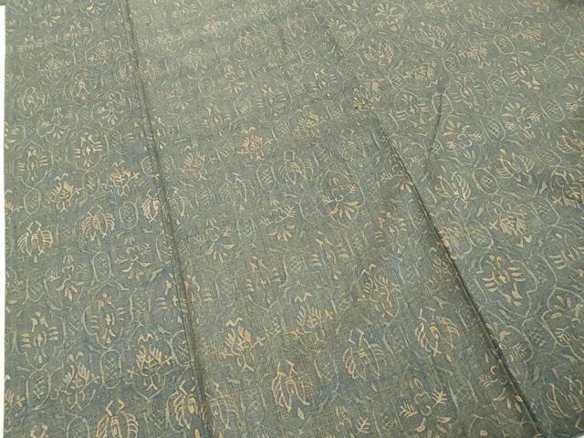 平和屋着物■上質な小紋 紬地 抽象文様 正絹 逸品 DABF9681cd