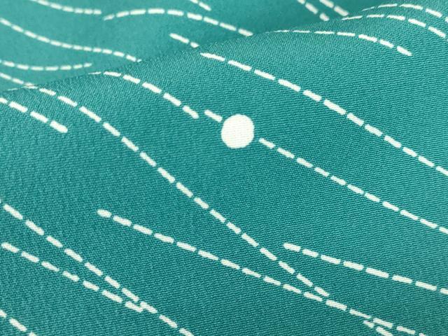 平和屋着物▽小紋 単衣 変わり斜線文 洗える着物 DABE4958az
