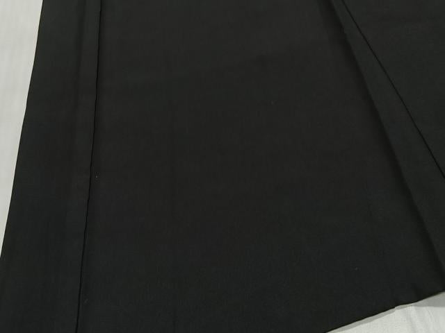 平和屋着物∞男性 長羽織 黒紋付 正絹 逸品 CABG3910ua