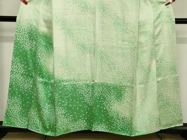 平和屋着物■訪問着 舞葉文 暈し染め 正絹 逸品 DABF9720cd