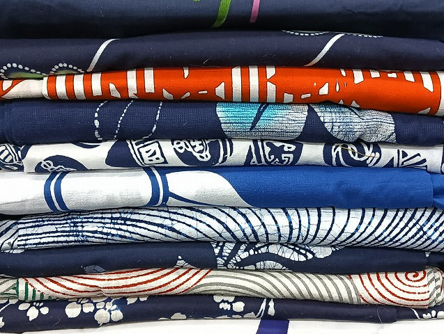 平和屋着物■浴衣 まとめて 45点 鶴 蝶 花柄 立波 型染め など 着用可能多数 未使用品あり mmm1051