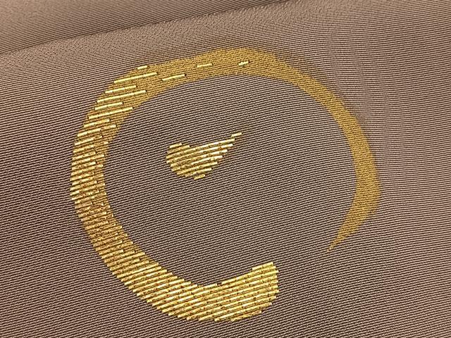 平和屋着物●訪問着 竹屋町刺繍 万寿菊 金彩 正絹 逸品 BAAX3521yc