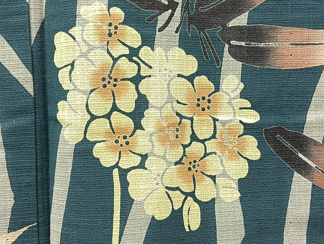 平和屋着物■浴衣 まとめて 45点 蝶 菖蒲 向日葵 花柄 綿紅梅 型染め 暈し染め 金彩 など 着用可能多数 未使用品あり mmm1056