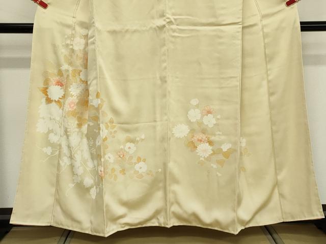 平和屋着物■訪問着 刺繍 枝花文 正絹 逸品 DABF9846cd