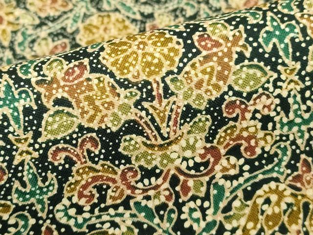 平和屋着物■上質な紬 草花文 正絹 逸品 DABF9840cd