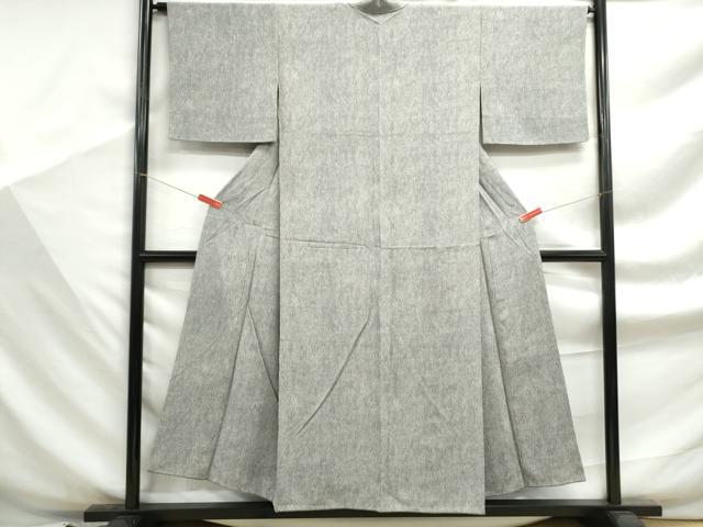 平和屋着物■江戸小紋 よろけ縞 高島屋扱い 正絹 逸品 DABF9309qa