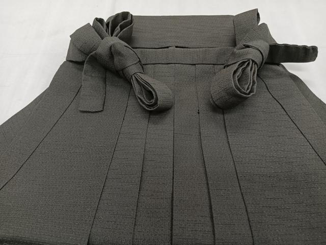 平和屋着物*夏物 男性 行灯袴 涅色 正絹 逸品 CABH5213xi