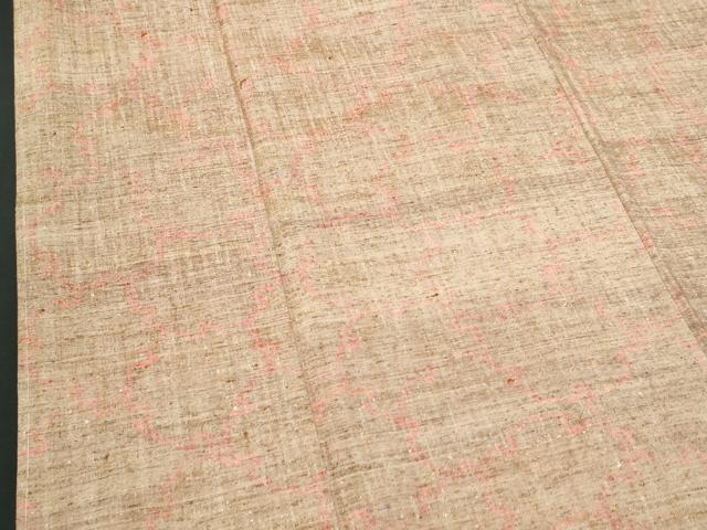 平和屋着物■上質な紬 雪輪文 正絹 逸品 未使用 CABG9790fb
