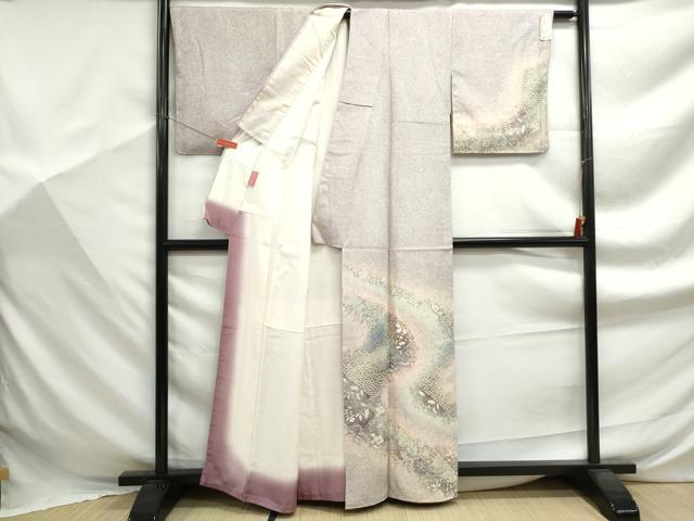 平和屋着物■訪問着 辻が花 流水辻が花文 暈し染め 正絹 逸品 DABF9362qa