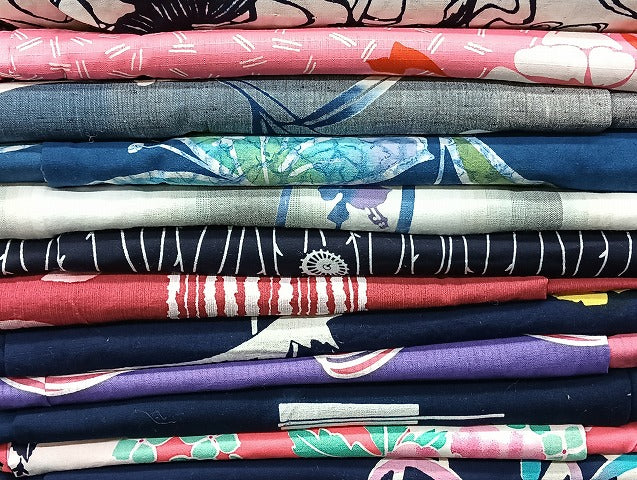 平和屋着物■浴衣 まとめて 45点 鳥 紫陽花 菖蒲 花柄 綿紅梅 型染め 暈し染め 金彩 など 着用可能多数 未使用品あり mmm1075