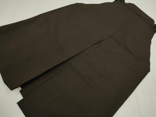 平和屋着物■男性 行灯袴 縞 正絹 逸品 CABG2337ze