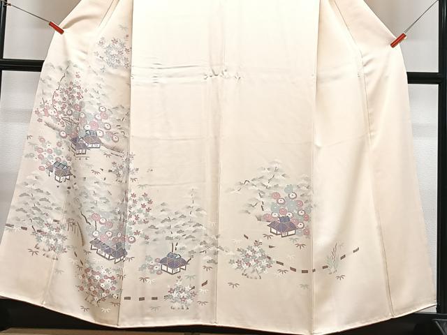 平和屋着物■訪問着 風景文 正絹 逸品 CABG6796xe