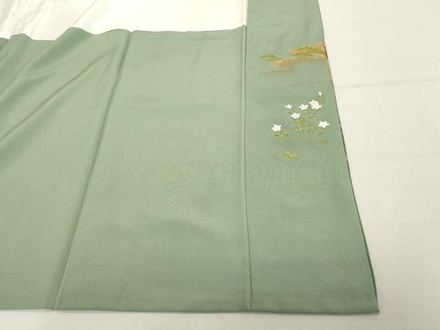 平和屋着物■豪華色留袖 鼓花文 金銀彩 正絹 逸品 DABF9883cd