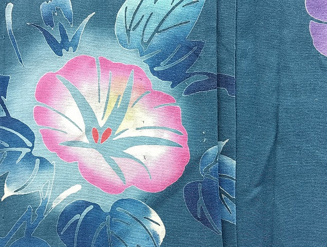 平和屋着物■浴衣 まとめて 45点 蝶 朝顔 紫陽花 向日葵 花柄 型染め 暈し染め など 着用可能多数 未使用品あり mmm1086