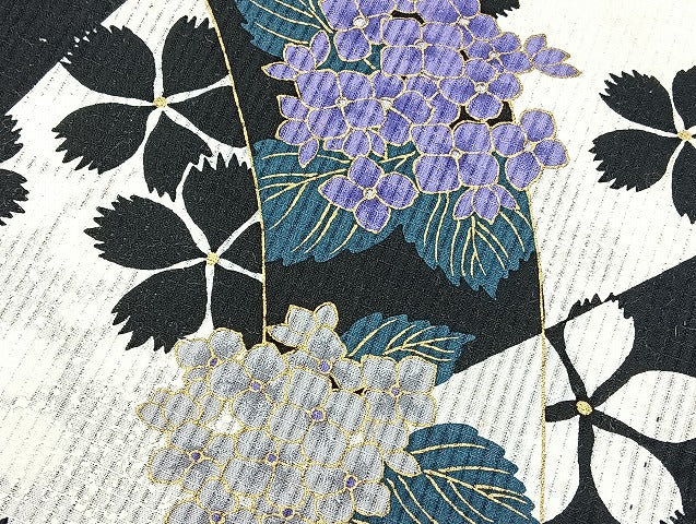 平和屋着物■浴衣 まとめて 45点 紫陽花 花柄 綿紅梅 型染め 暈し染め 金銀彩 など 着用可能多数 未使用品あり mmm1093
