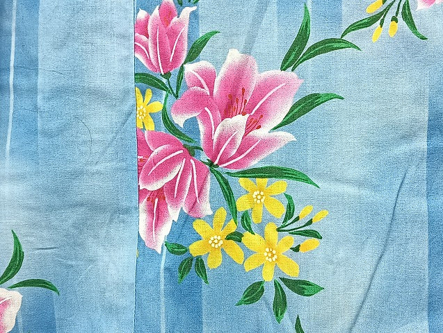 平和屋着物■浴衣 まとめて 45点 紫陽花 花柄 綿紅梅 型染め 暈し染め 金銀彩 など 着用可能多数 未使用品あり mmm1093