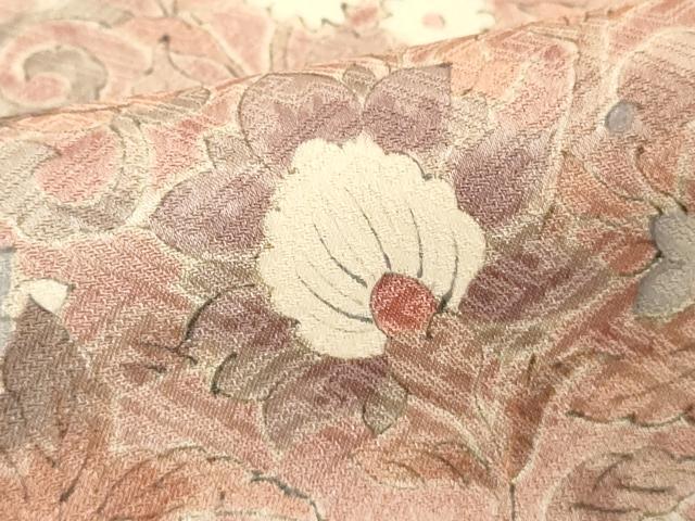 平和屋着物■訪問着 更紗花文 正絹 逸品 DABF9956cd