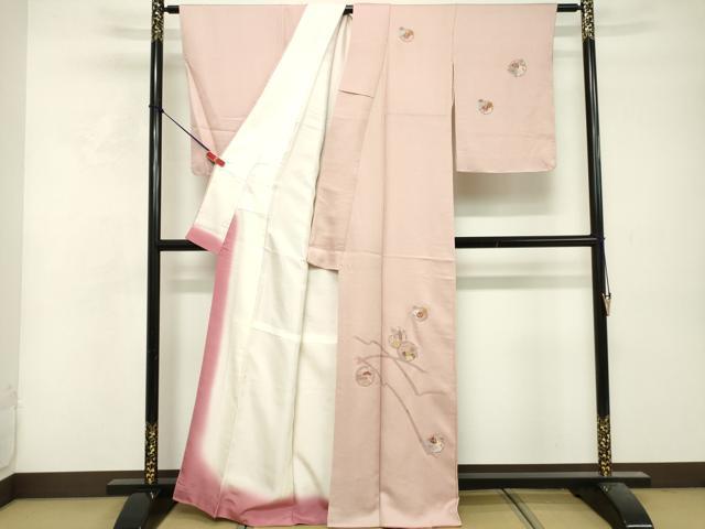 平和屋着物■訪問着 総刺繍 雪輪花文 正絹 逸品 DABF9955cd