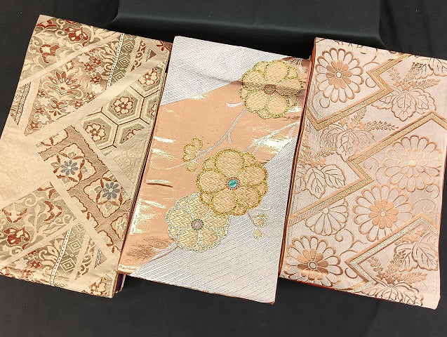 平和屋着物■袋帯 西陣 まとめて100点 鶴 人物 更紗 花柄 正倉院 螺鈿 佐賀錦 金銀糸 など 着用可能多数 未使用品あり 全て正絹 mmm1097
