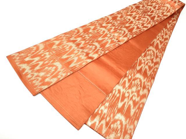 平和屋着物●半幅帯 太子間道 金糸 正絹 逸品 CABH5025hy