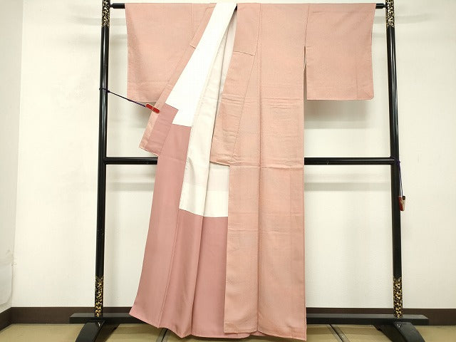 平和屋着物■上質な小紋 霞文 暈し染め 正絹 逸品 未使用 DABF9966cd
