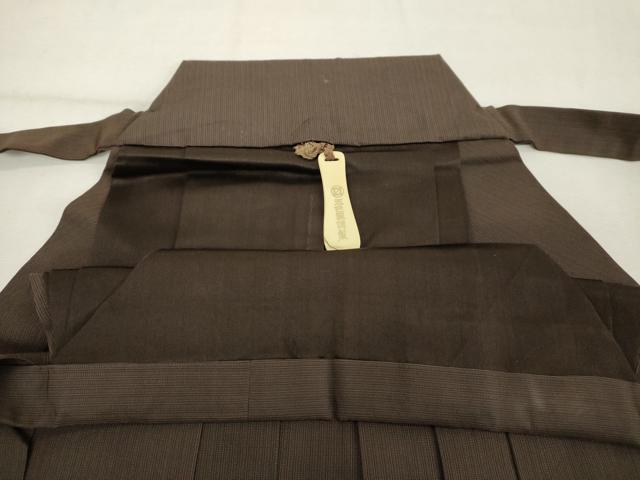 平和屋着物●男性 行灯袴 横段文 正絹 逸品 DABF9991cd